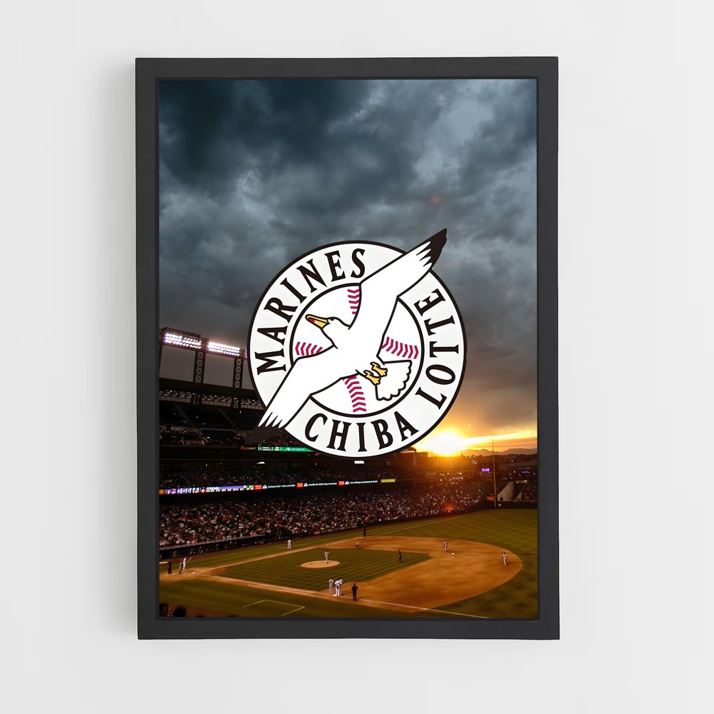 Poster Home Run Bird – affiche Baseball (vue 2)